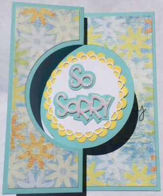 Sympathy card #2 outside 
