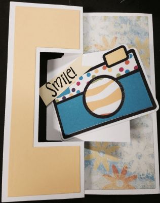 Hidden Panel Camera birthday card
