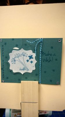 Birthday card (inside)
