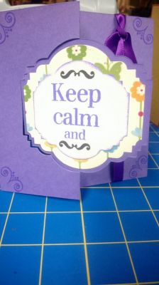 Calm2keep stamp set and framelits die set label, Majestic #2, Movers & Shapers die card, fancy frame flip-its, & Stephanie Barnard cardstock & coordinating inks.
