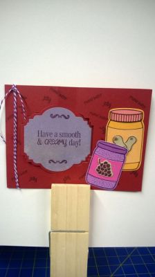 PB & J card ( inside )
PB & J card using PB & J stamp set & Keep Calm stamp set, Stephanie Barnard cardstock & inks.
