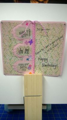 Birthday card (inside)
Using multiple stamp sets, Greeting4birthday, Crazy4daisies, Getwell2you, & Spinner2stamp, Stephanie Barnard cardstock & inks, triple fancy flip-it dies.
Keywords: Triple Flip-it