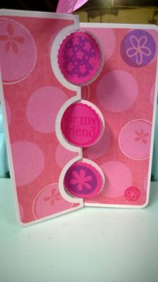 Flip-it card using Stephanie Barnard inks, cardstock & stamp sets Get Well2you, Icons4us, & Words4circles.
