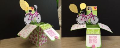 Birthday Bike
Birthday box card made with April kit, bicycle2stamp and die and balloons2cut and pearls.
Keywords: april kit birthday bicycle balloons