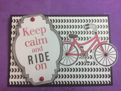 Ride On
Keywords: Bicycle rideon staycalm keepcalm