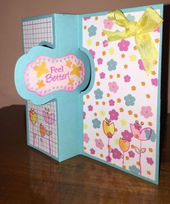 Inside of Get Well card
