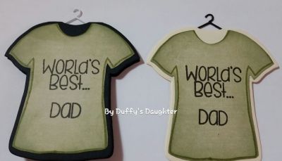 World's Greatest Dad
Used larger die to create a mini card.
