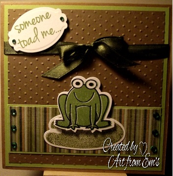 Somebody Toad Me--Emily Thubbron
