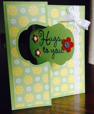 Free flip it
Kiwi card stock and kit paper. Super quick card 
