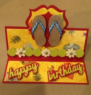 Happy Birthday Flip Flops
