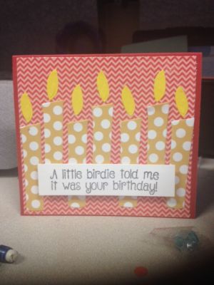 Candle Birthday Card
