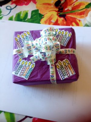 Decorated Gift Box 
Box for birthday

