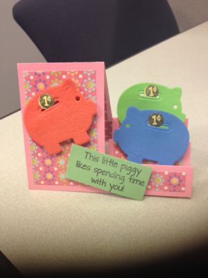 Piggy card 
