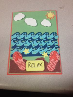 Relax 5x7 Card
