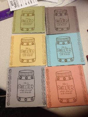 Envelopes for Note cards 
