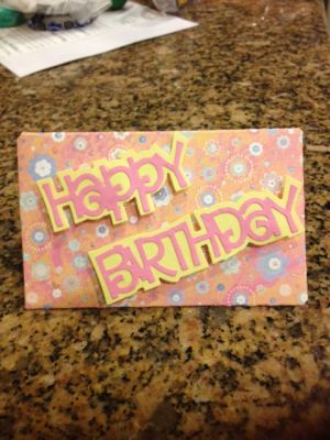 Gift Card holder 
