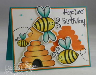 Hapbee Birthday!
Used the hive as shadowed images in the background and one stamped hive in the forefront
Keywords: bee bees hive