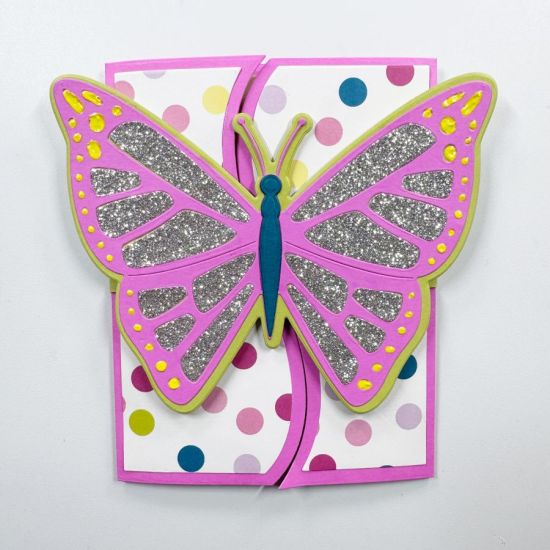 Keywords: GlitzyGateFoldCard