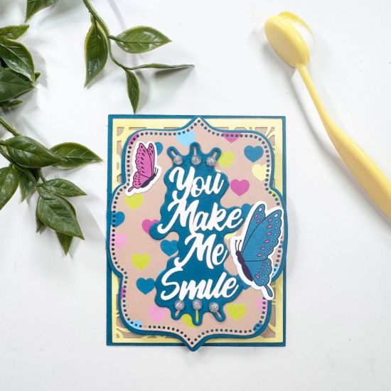 You Make Me Smile
Keywords: Grand Side Fold Die Card Set