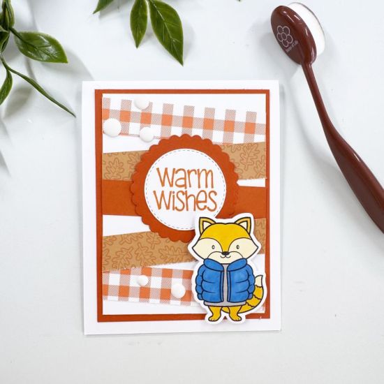 Keywords: Happy Fallidays Paper pad, all bundled up