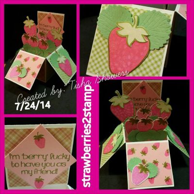 Berry Lucky
A "Berry" beautiful box card
Keywords: strawberries2stamp, guava, artichoke, celery