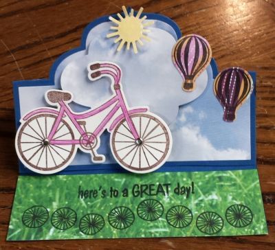 Have a great day!
Used hot air balloon stamp set too.
