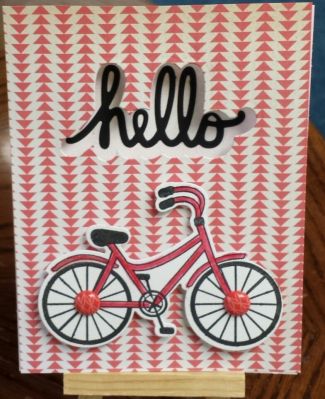 Hello!!
Die cut shadow Hello on the front and die cut hello on inside
