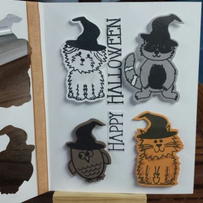 happy halloween inside of card
