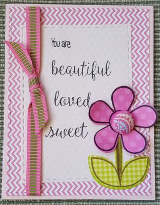 You are beautiful loved sweet
