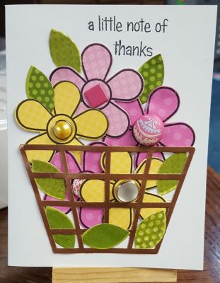 A little note of thanks
Also used the basket die
Keywords: BasketDie