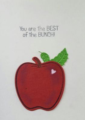 You're the apple of my eye cut out inside
