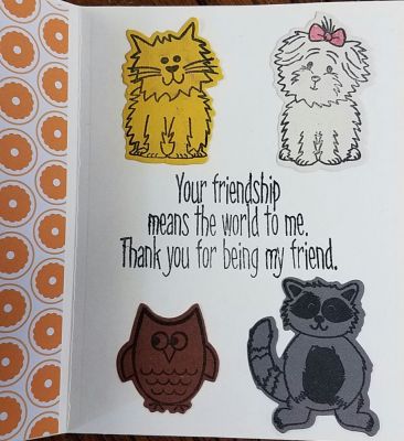 Forever Friends inside of card

