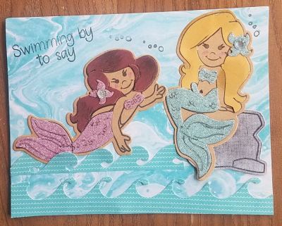Swimming by to say Happy Birthday
