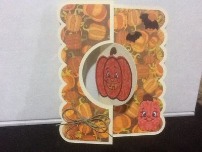 Here is a flip it card for Halloween.
