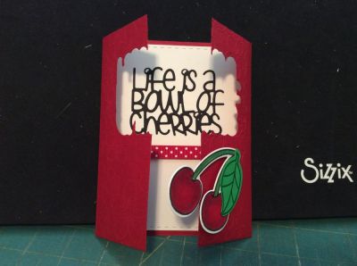 A-2 gatefold with cherries
