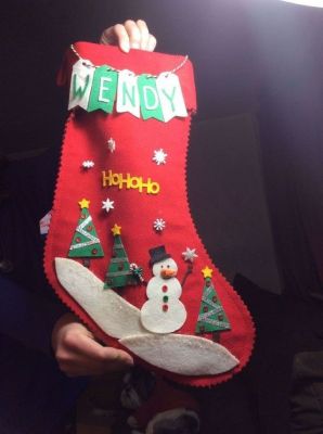 Stockings
My baby left home this year after graduating.  My husband and I haven't had stockings ever, I thought it was time to take care of each other.   I used triplet banners, trees, the snowman dies and the new letter dies. Hope you like it!
