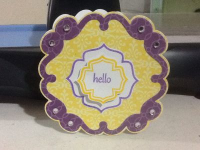 Here is a mix of two of Stephanie's designs, 
I love how they go together!
