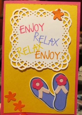 Enjoy and Relax Summer
Keywords: flipflops2stamp / sandals4summer