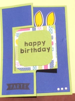 Happy Birthday "Party"
Keywords: November Kit Club 2014, Sizzix Square #2 Flip-its Card Set
