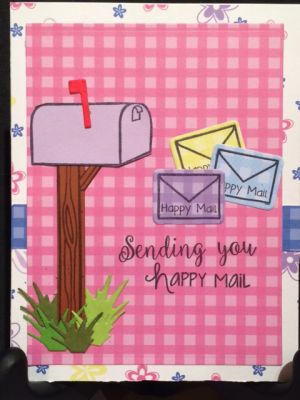 Sending Happy Mail
I didn't realize this was so similar to one on the postcard - sorry!
Keywords: happymail2stamp, November Kit Club 2015