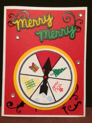 Merry, Merry Christmas
Keywords: spinner2stamp, September Kit Club