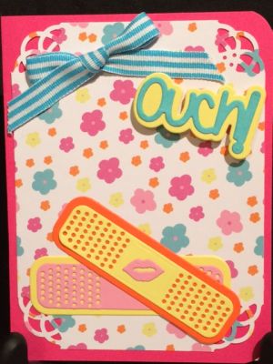Ouch - Get Well Soon
Keywords: bandage2stamp, January 2016 Card Kit
