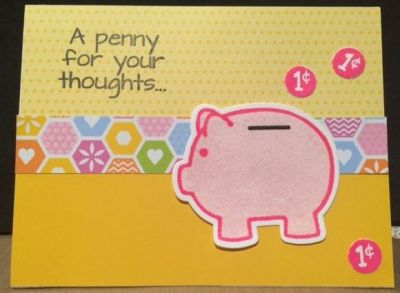 Penny for your thoughts...
Keywords: piggybank2stamp, April Kit Club 2015