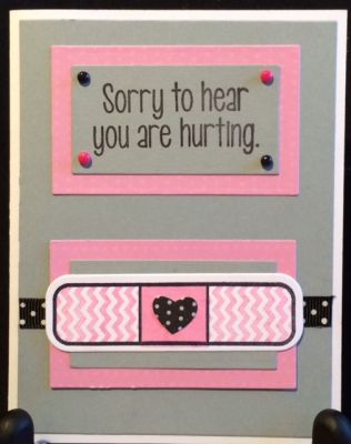 Sorry to Hear
Keywords: bandage2stamp, October 2015 Card Kit