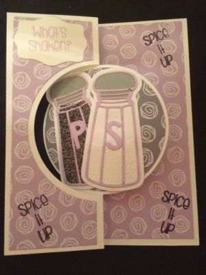 What's Shakin?
Keywords: July2015CardKit saltshaker2stamp, julykitclub2015, Sizzix Large Circle #4 Flip-its