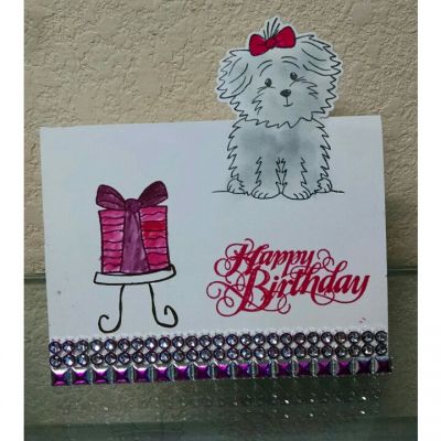 Cookie pop up
Created pop up using matching dies.
