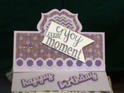 Barbara N
This is the Sizzix Regal Flip-it card I bought at the Charlotte Scrapbook event. 
