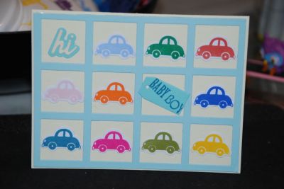 Hi Baby Boy
Keywords: Sizzix Car Stamps & Dies