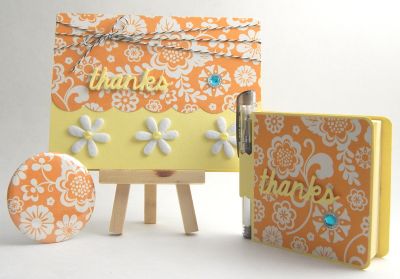1 Sheet of Card Stock & 1 Patterned Paper - 3 Projects
I created three items from one sheet of card stock and 1 piece of 6 by 6 patterned paper from the August 2014 Card Kit Club kit. 1 Greeting Card, 1 Pocket Mirror, and 1 Post it Note Holder. Had Fun!
Keywords: pocket mirror, post it note holder, greeting card, Thanks Card, honeycomb greetings,