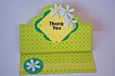 Thank You
Elegant stand up Thank You Card.
Keywords: Stand Up Card